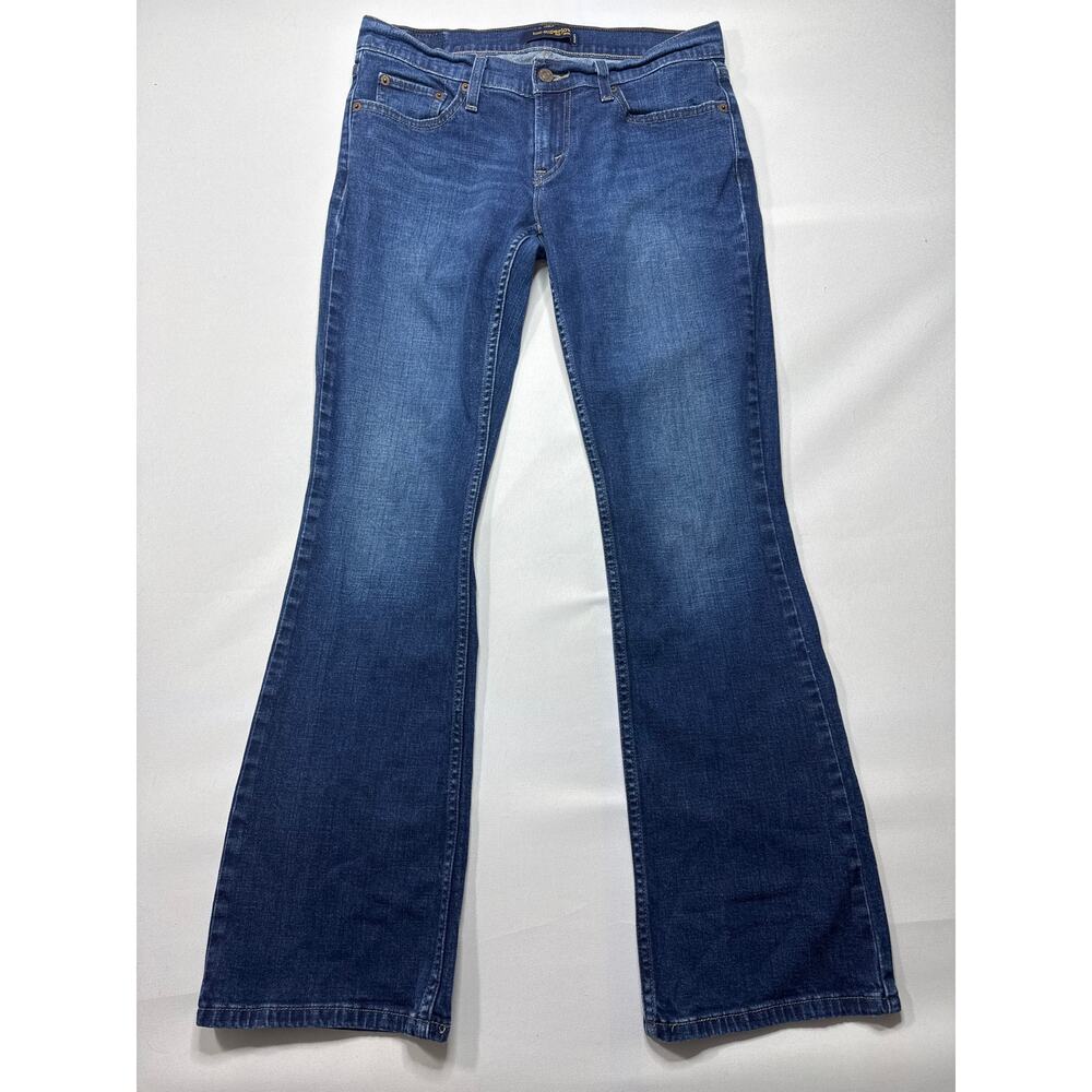 Levi's 524 Women's Too Superlow Flare Blue Jeans - Size 9 Medium (30x30.5)